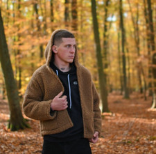MERINO Herren Wolljacke mit