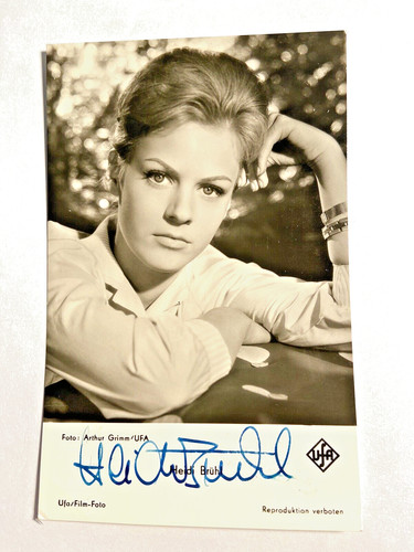 Heidi brühl original signiert - heidi,