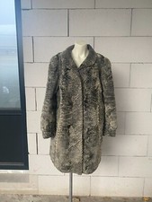 Vintage Pelz langer Mantel