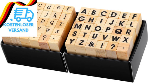 Stück buchstaben stempel - 60,