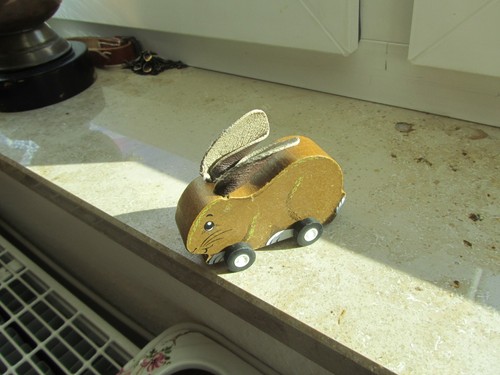 Lorenz hase auf rädern - hase, 4