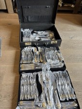 SBS Solingen Besteckset 12 Personen, 124 Teile Unbenutzt! Mit Fischbesteck