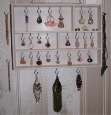 Ohrring-halter, Vintage, Schublade aufgearbeitet, Wand, Schmuck