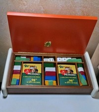 Holzkiste Poker Ramino Modiano Chips Würfel Vintage Neu Versiegelt