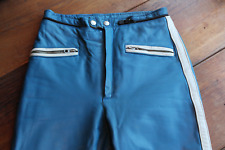 Schöne vintage Veddel Lederhose, Rindleder - von 'PAULSEN' / Hamburg - D 36