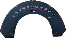 Tachoscheibe 200 km/h smart fortwo 450 schwarz NEU Profiqualität