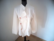 Kochjacke Weiß Unisex Größe 48 gebraucht