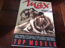 Max Magazin [Model Special 1991] Claudia Schiffer Cindy Crawford Naomi Campbell