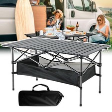 Campingtisch Klapptisch faltbar klappbar rechteckig Netto Schrank mit Tasche NEU