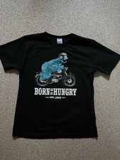 Shirt Sesamstrasse Krümelmonster Biker Motorrad