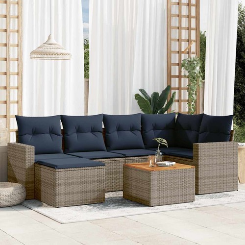 Teiliges gartensofa set - 7-teiliges, gartensofa-set