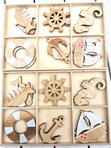 Holz fische maritime - x,