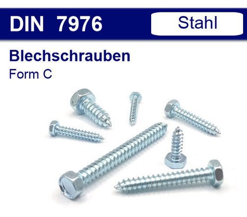 Sechskant blechschrauben din - sechskant,