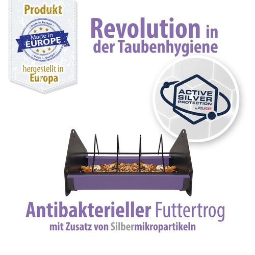 Futtertrog aus kunststoff - futtertrog, mit