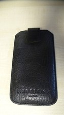Liebeskind Handyhülle Leder schwarz 12,8 cm x 7 cm 