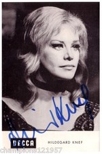 Hildegard Knef ++Autogramm++