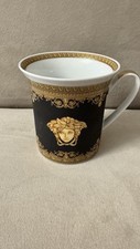 Rosenthal Versace I Love Baroque Becher Schwarz Nero Neuwertig OVP