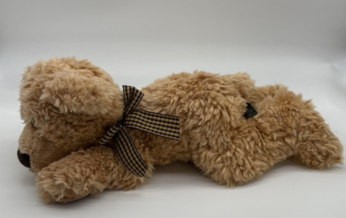 Kuscheltier teddy liegend - kuscheltier,