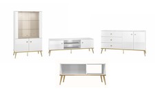 Wohnzimmer-Set Goldin 4tlg