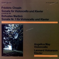 Chopin / Martinů, May, Hokanson - Sonaten Für Violoncello Und Klavier LP '