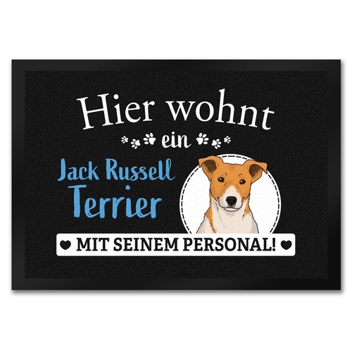 Hier wohnt ein jack russell - hier,
