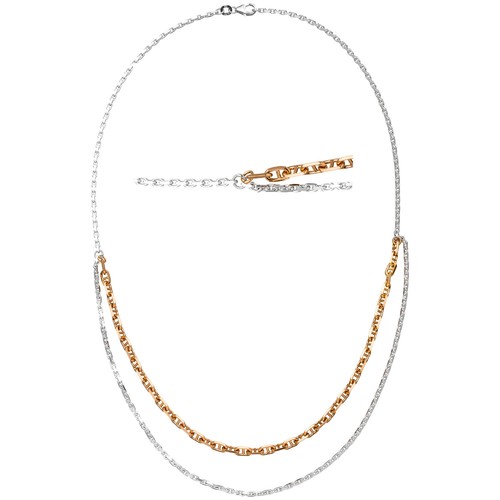 Halskette collier anker steg - halskette,