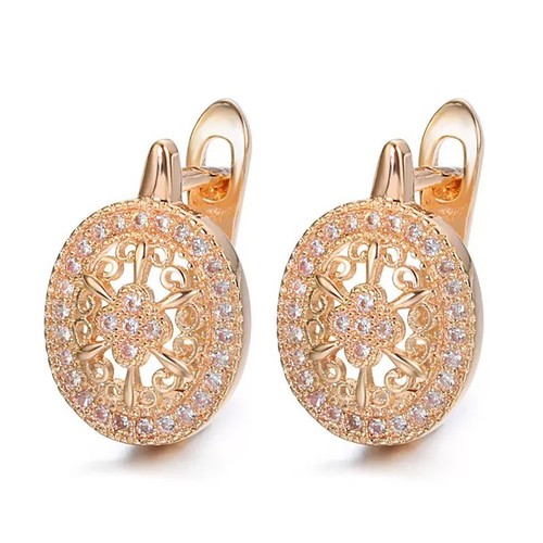 Ohrringe rosegold vergoldet - ohrringe,