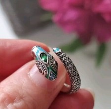 Thomas Sabo Ring Gr. 50 Schlange Türkis