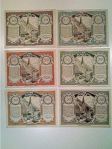 Notgeld krimml österreich - notgeld,, krimml,