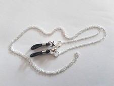 Brillenkette versilbert mit - brillenkette,,