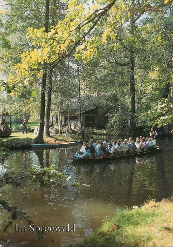 Spreewald kahnfahrt - ak,