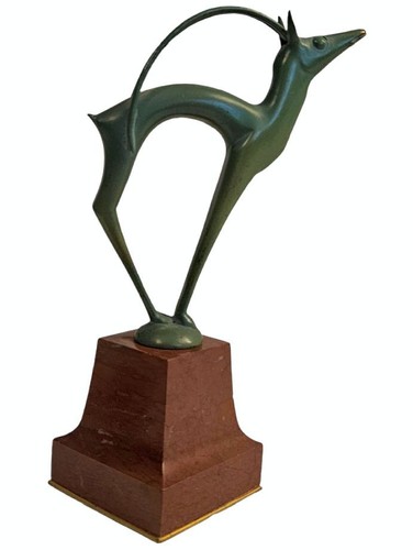 Art deco bronze antilope - deco,