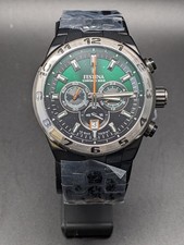 Festina F20673/2 Bike Special Edition Chrono Herren Armbanduhr Anthrazit/ Grün