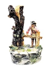 Antike Porzellan Figur Mann im