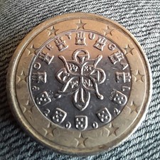 1 Euro Münze Portugal 2002  ~