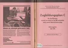 Zugbildungsplan C ZpCR Köln Sommer 1974 digital