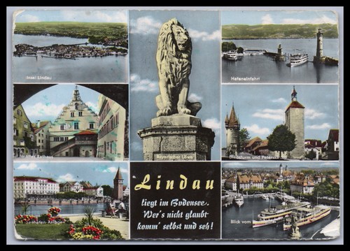 Ansichtskarte lindau - ansichtskarte, im