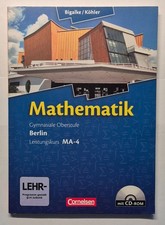 Mathematik Gymnasiale Oberstufe Berlin Leistungskurs MA-4 |CD | Lösungsheft