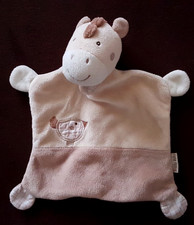 Beauty Baby /Müller Schmusetuch PFERD PONY mit VOGEL &  RASSEL unbenutzt NEUw
