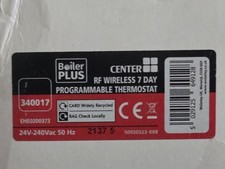 Center RF kabelloses 7 Tage 5/2 Tage programmierbares Raumthermostat weiß neu offene Verpackung