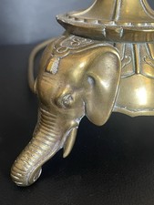 Antike Leuchte Bronze Messing