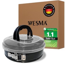 WESMA® Springform 26 cm rund mit Deckel | Backform 26cm Springform B-Ware