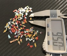 100 Figuren Personen Spur Z 1:200 stehend bemalt Eisenbahn Modellbau Konvolut