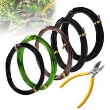 Bonsai Draht 5 Rolle Insgesamt 25m Aluminium Basteldraht Aluminiumdraht mit D...