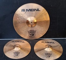 Meinl Messig-Bronze Crash Ride Beckenset 14-15-20 Zoll Schlagzeug