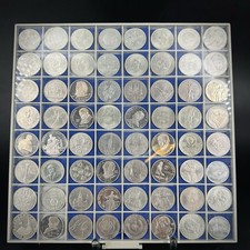 Sowjetunion 64 Münzen DDR - UdSSR CCCP Konvolut Mark Rubel Sammlung im Schuber