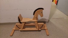 Schaukelpferd kippt nicht! Geuther 2952 Holz sicher Buche Braun