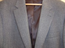  NEU! CARL GROSS Sakko Gr. 106  Sakko Business Jacket grau Fischgrät  