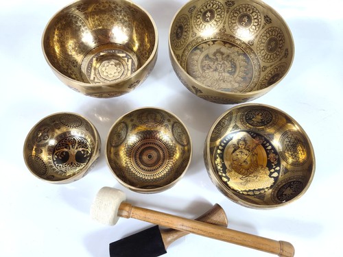 Klangschalen 5er set - klangschalen,