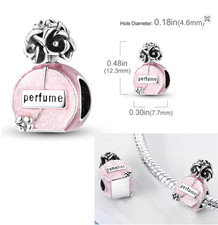 💝 Charms Anhänger Frau Liebe Schmuck Damen Geschenk Armband 925 Silber Papa